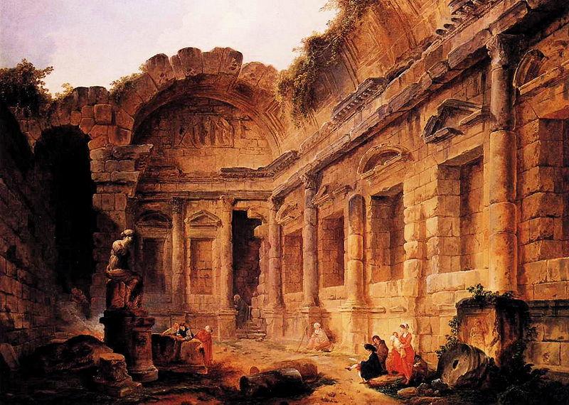 Robert Henri Interior of the Temple of Diana at Nimes Germany oil painting art
